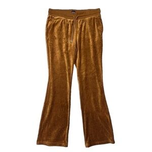 ⭐️ NWT GAP velour mid-rise bright brown jogger pants- size medium